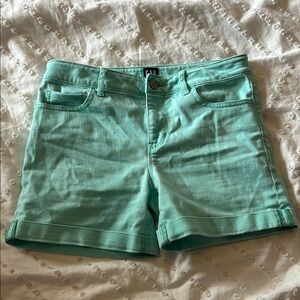GAP Girls Light Teal Denim Shorts